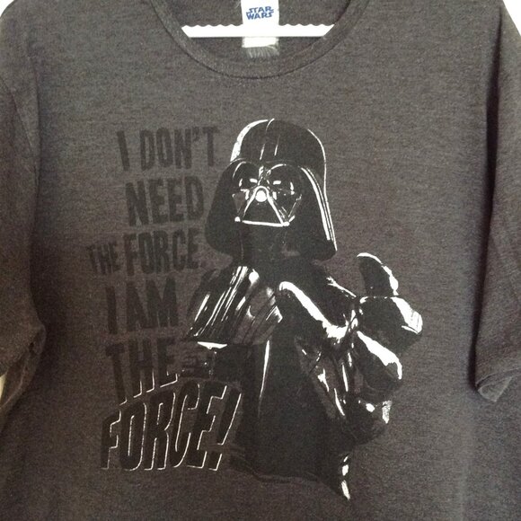 Star Wars Darth Vader T-Shirt "I Don't Need The Force I Am The Force" Graphic - Picture 2 of 5